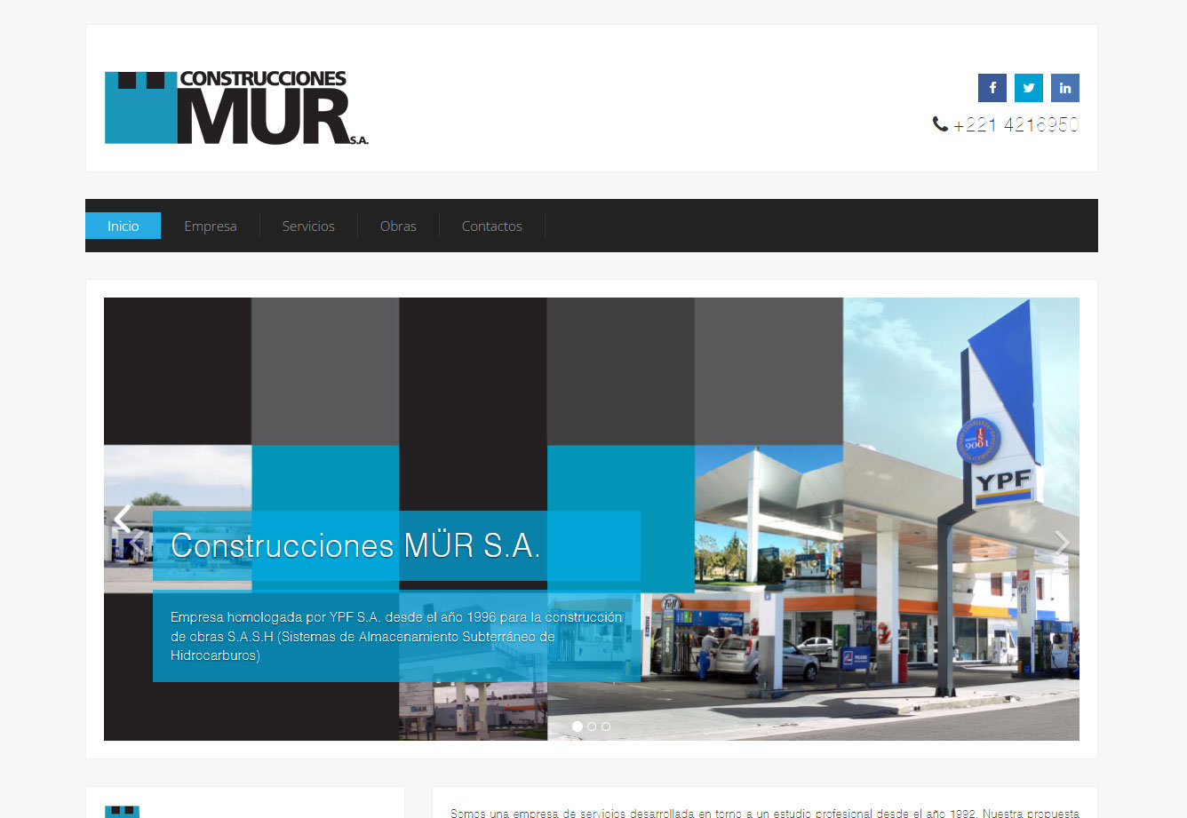 Proyecto de Mur S.A