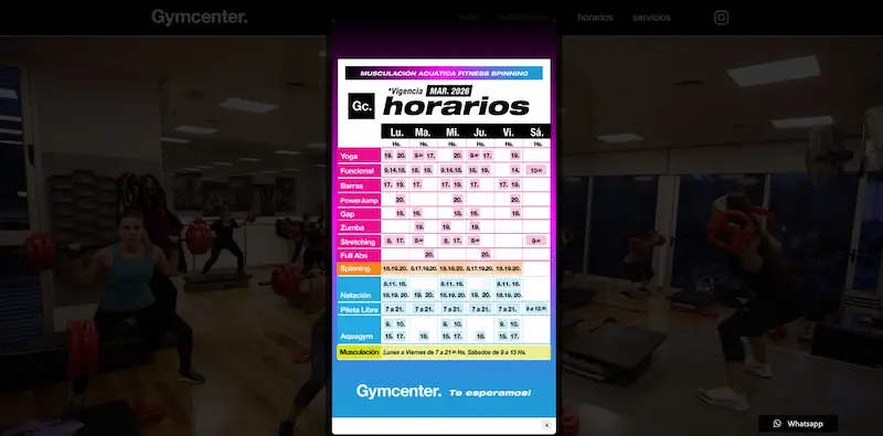 Proyecto de Gymcenter ◦ Desarrollo web de alto rendimiento en WordPress