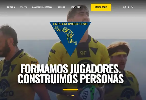 Proyecto de La Plata Rugby Club ◦ Rediseño institucional y desarrollo web de alto rendimiento
