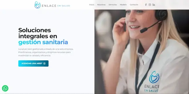 Proyecto de Enlace en Salud ◦ Branding y desarrollo web