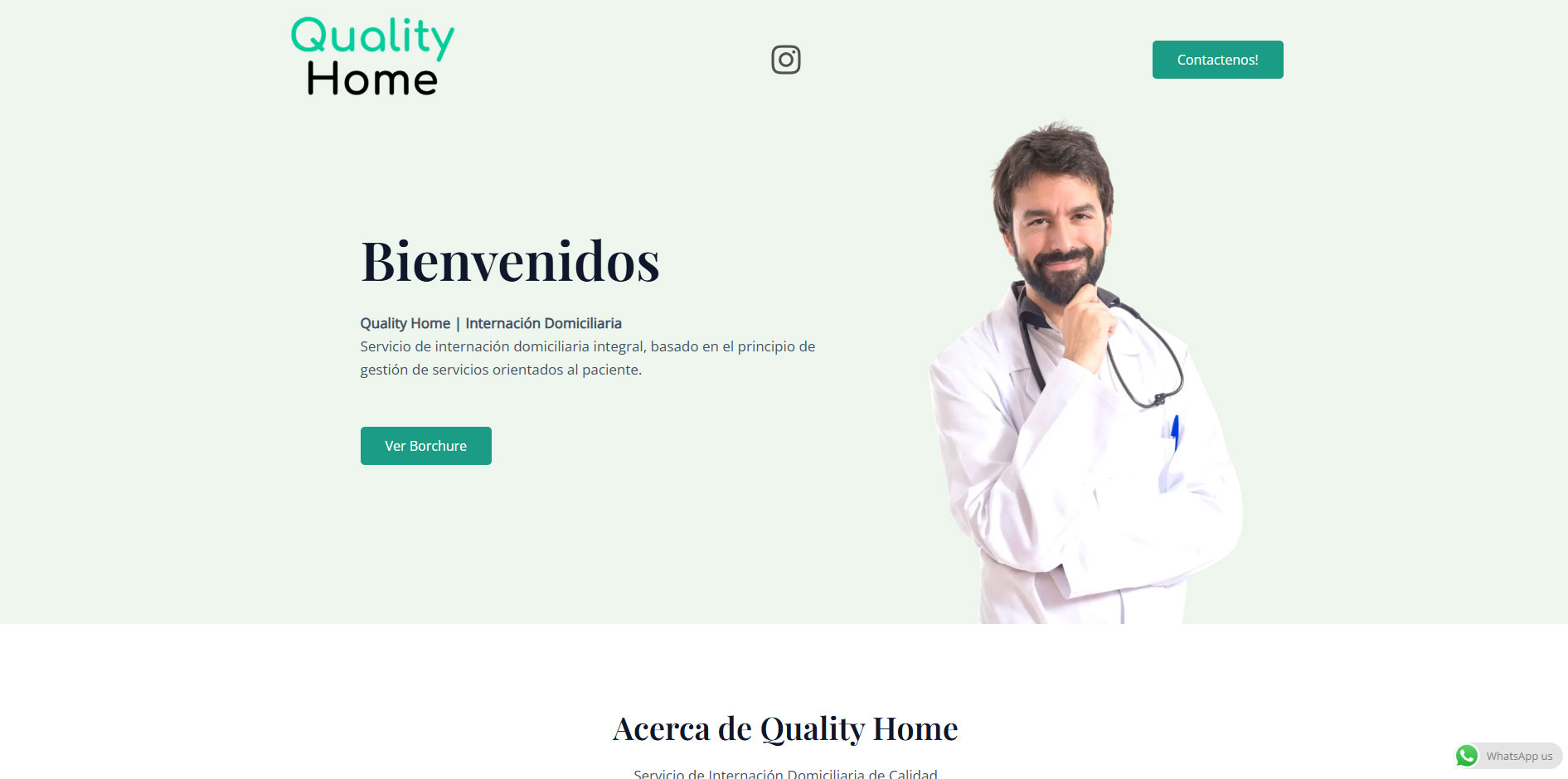 Proyecto de Branding y desarrollo web para Quality Home