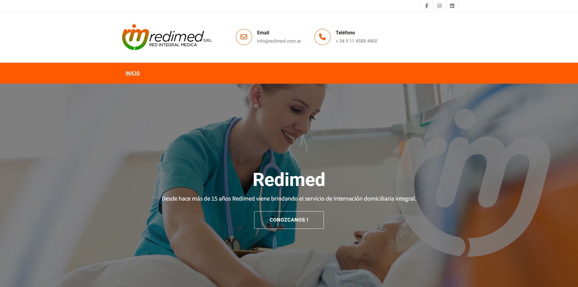 Proyecto de Branding y desarrollo web para Redimed Srl